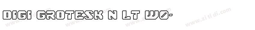 Digi Grotesk N LT W0字体转换